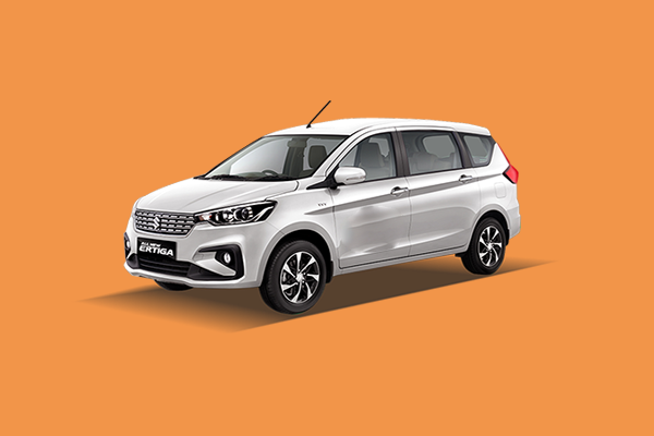 BOOK ERTIGA CNG 2024 FOR SELF DRIVE RENTAL IN lucknow - grandride.in