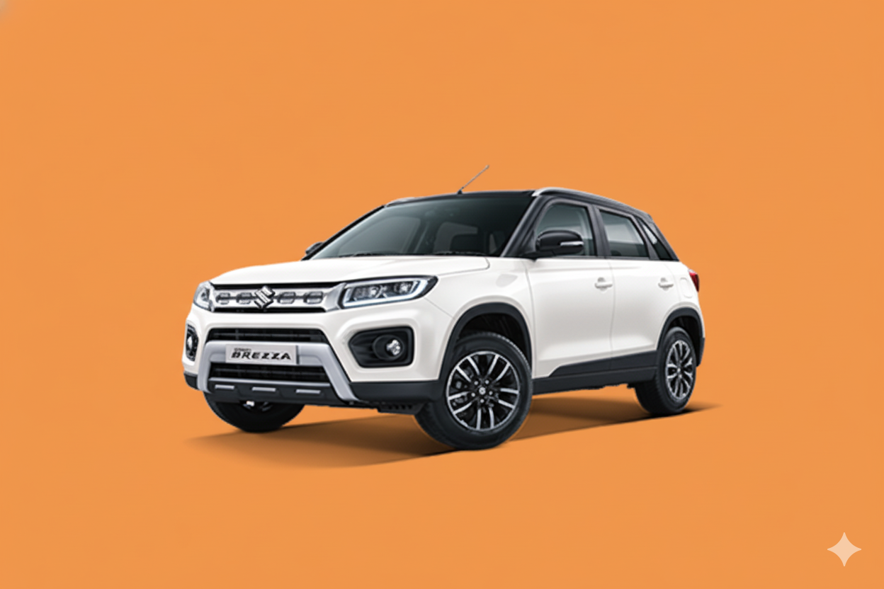 BOOK BREZZA 2021 FOR SELF DRIVE RENTAL IN delhi - grandride.in