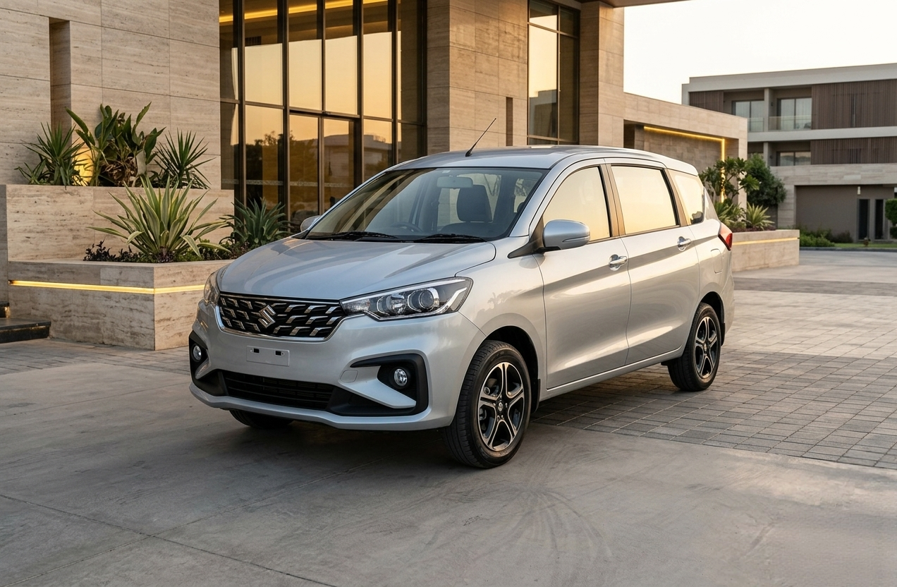 BOOK ERTIGA 2023 FOR SELF DRIVE RENTAL IN delhi - grandride.in