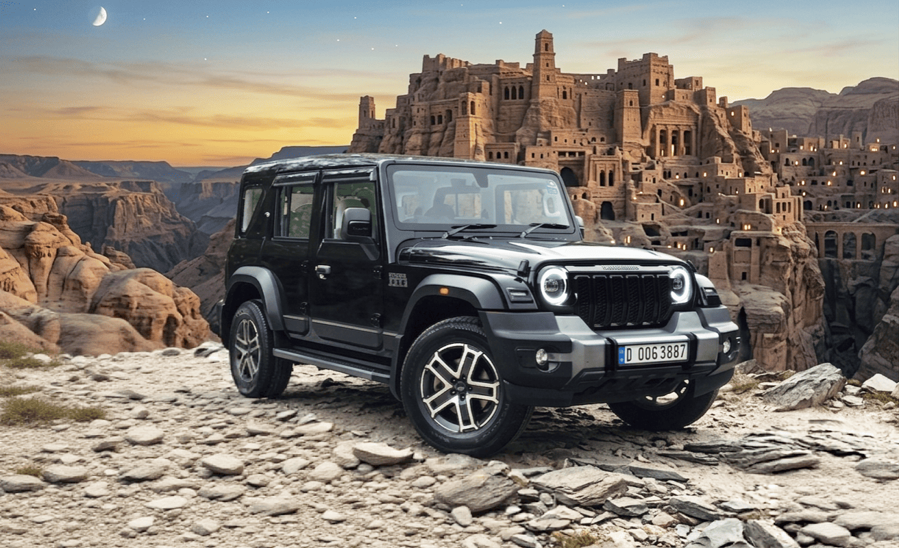 BOOK THAR ROXX 4X4, 2025 2025 FOR SELF DRIVE RENTAL IN delhi - grandride.in