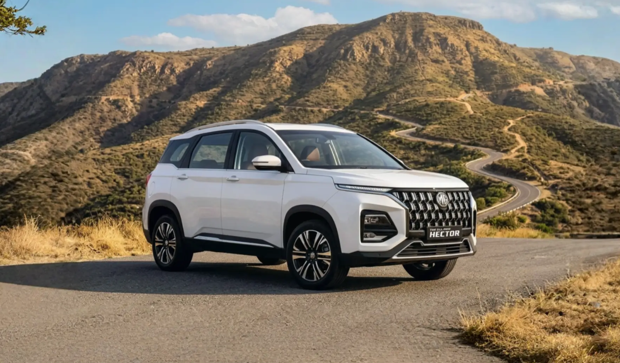 BOOK MG HECTOR 7 SEATER 2024 FOR SELF DRIVE RENTAL IN delhi - grandride.in